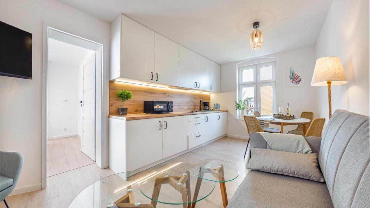 Apartamenty Sun & Snow Ustka Centrum - Centrum, Blisko Plazy Ngoại thất bức ảnh